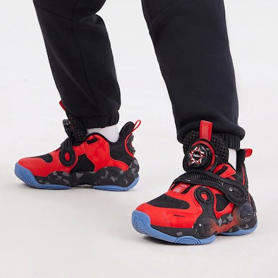 (Preschool) Anta Alien Low Basketball Shoes 'Red-Black' 312319953-2 1