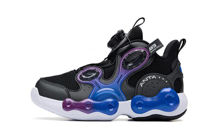 (Preschool) Anta Basketball 'Alien Black Blue' 312239953-3