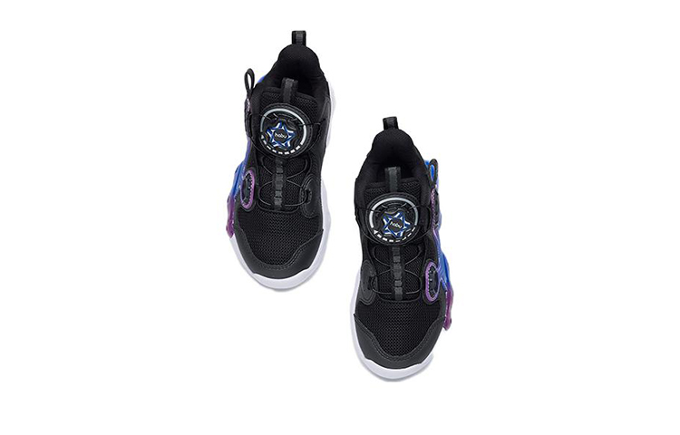 Lookbook (Preschool) Anta Basketball 'Alien Black Blue' 312239953-3