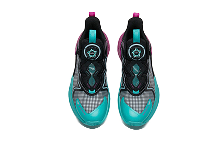 (Youth) Anta Basketball Shoes 'Black Blue Purple' 圖 4