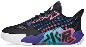 (Preschool) Anta Basketball 'Black Purple Low' 312231118-4 (Preschool) Anta Basketball 'Black Purple Low' 312231118-4