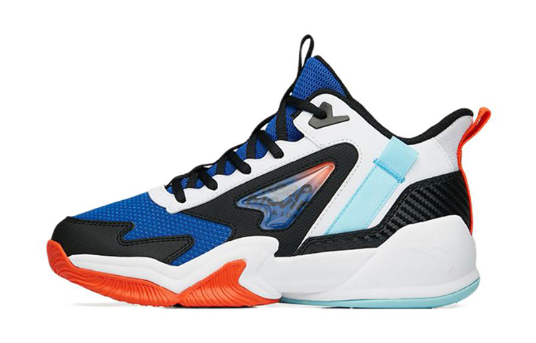 Buy (PS) 안타 농구 '시멘트 크러셔' 블랙/화이트/블루 (Anta Nonggu 'Siment Keureoseo') A312231111-2