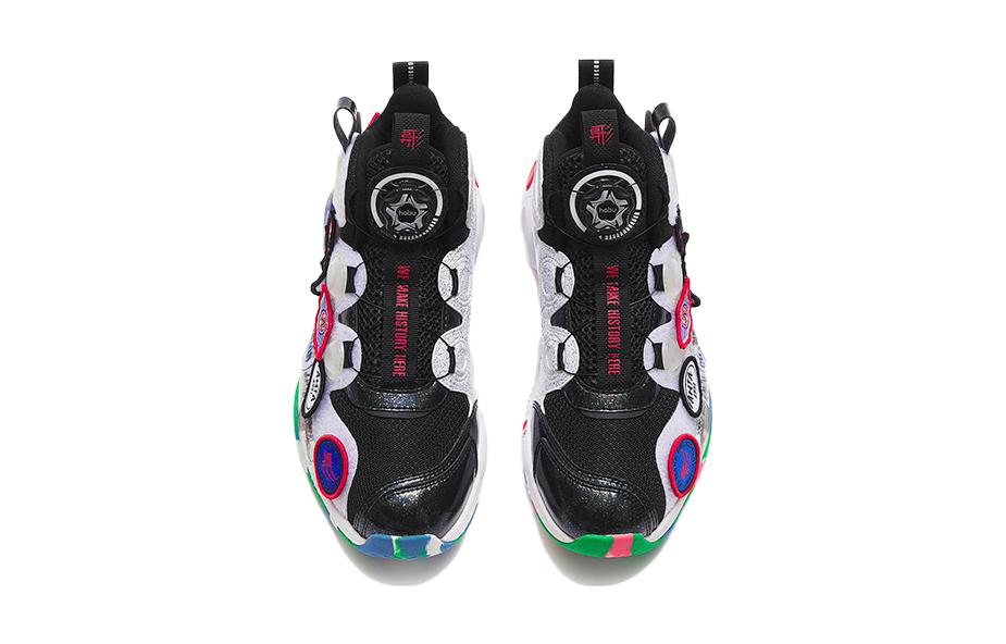 Lookbook 大童 Anta安踏 耐磨減震 低幫 兒童籃球鞋 黑白