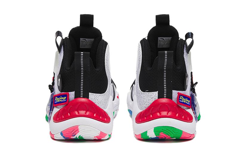 Shop 大童 Anta安踏 耐磨減震 低幫 兒童籃球鞋 黑白