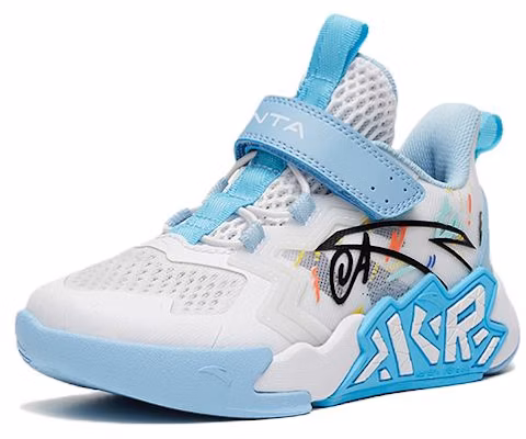 (Preschool) Anta Basketball Low 'Cement Buster White Blue' 312329954-2 Order (Preschool) Anta Basketball Low 'Cement Buster White Blue' 312329954-2