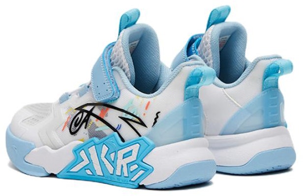 (Preschool) Anta Basketball Low 'Cement Buster White Blue' 312329954-2 Shop (Preschool) Anta Basketball Low 'Cement Buster White Blue' 312329954-2