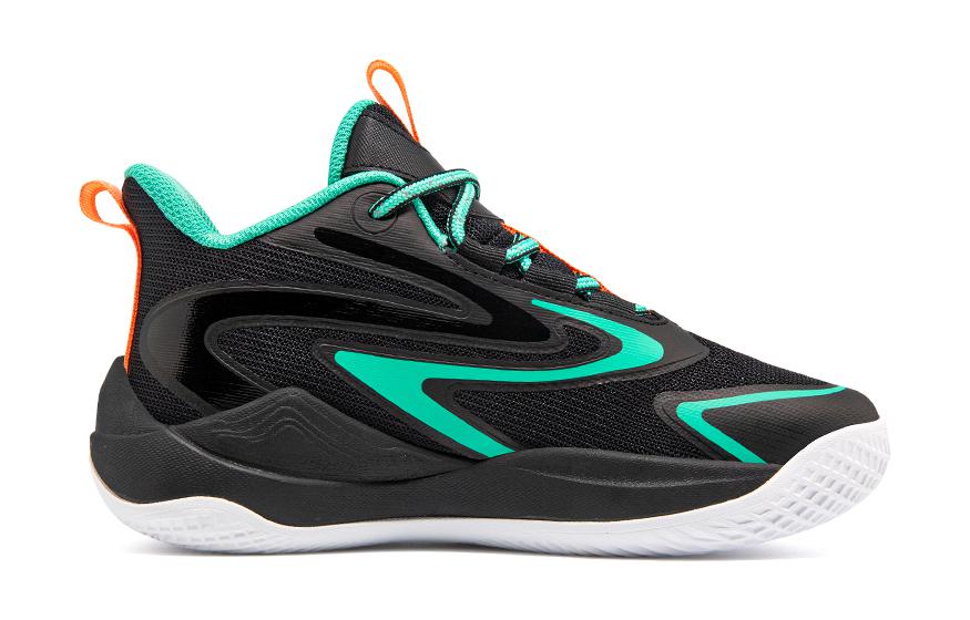 Order (Preschool) Anta Basketball Low 'Cement Conqueror Black Green' A312331133-4