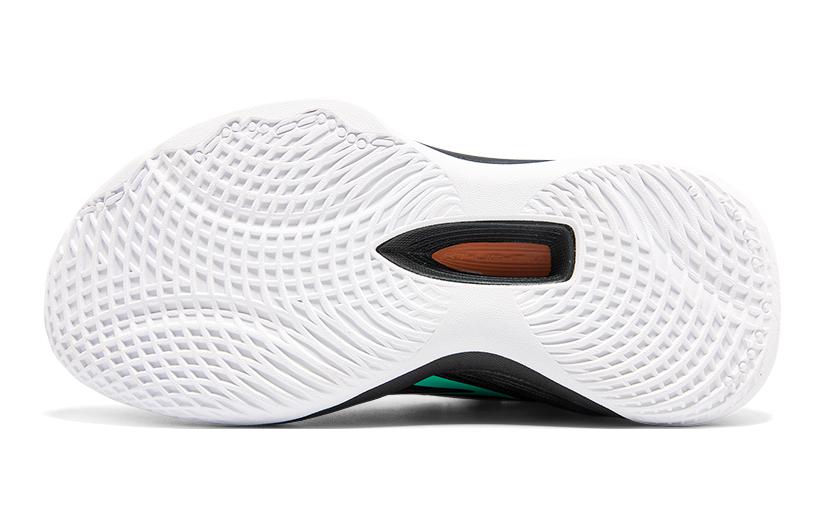 Shop (Preschool) Anta Basketball Low 'Cement Conqueror Black Green' A312331133-4