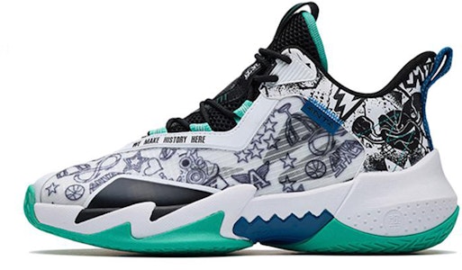 (JR) Zapatillas de Baloncesto Anta Mid Top 'Blanco Negro Verde' 312231117-2 Buy (JR) Zapatillas de Baloncesto Anta Mid Top 'Blanco Negro Verde' 312231117-2