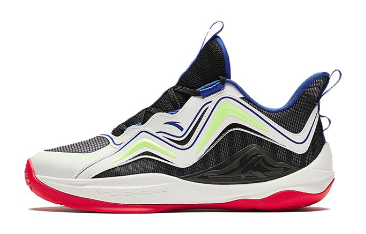 (Preschool) Anta Basketball Low 'White Black Yellow' A312341106-2