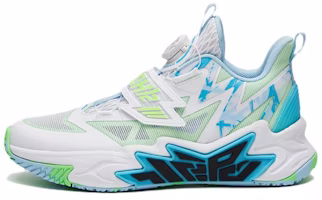 (Preschool) Anta Basketball Low 'White Blue Green' 312321124-4 (Preschool) Anta Basketball Low 'White Blue Green' 312321124-4