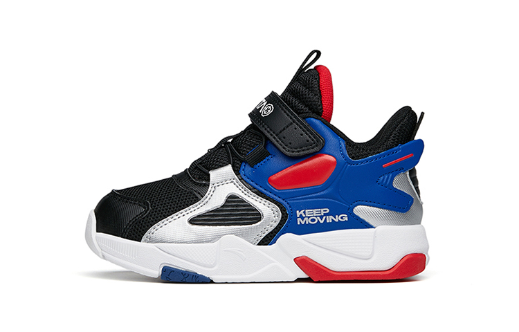 (PS) Anta Basketball Shoes 'Black Blue Red'