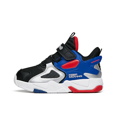 (PS) Anta Basketball Shoes 'Black Blue Red'
