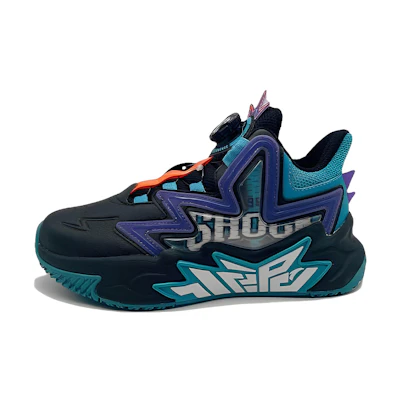 (PS) Anta Basketball Shoes 'Cement Destroyer Black Blue Purple'
