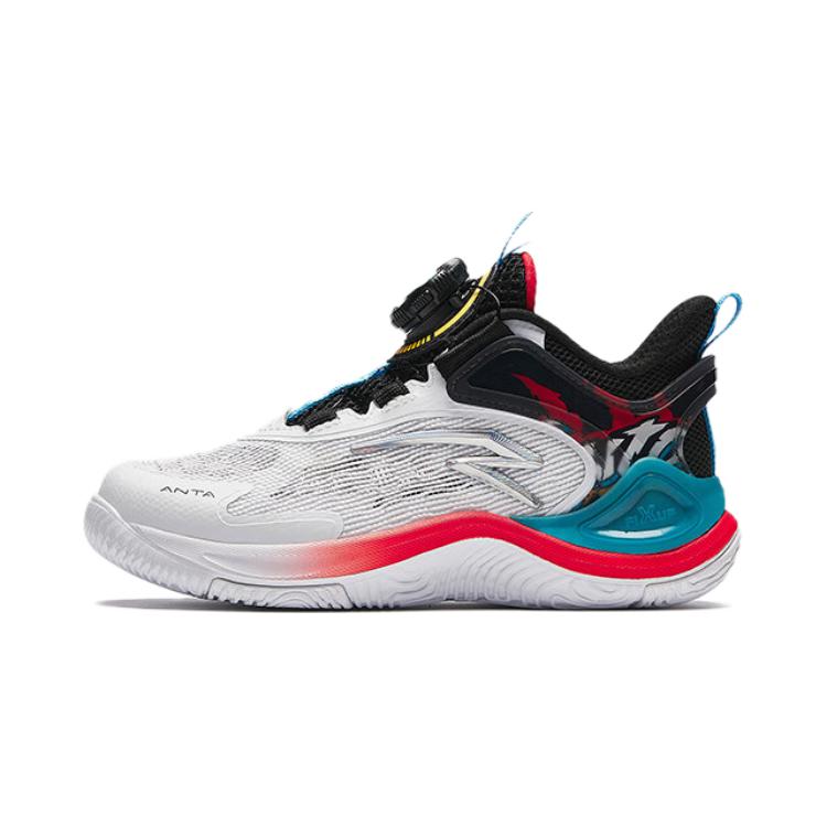 (PS) Anta Basketball Shoes 'White Black Red' 圖 5