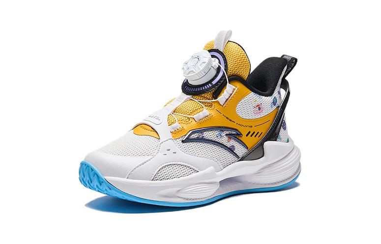 (PS) Anta Basketball Shoes 'White Yellow Blue' 圖 2
