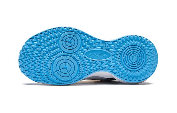 (PS) Anta Basketball Shoes 'White Yellow Blue' 圖 4