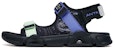 (PS) Sandal Pantai Bernafas Anta 'Hitam Hijau Ungu' 312226961-2