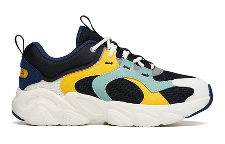 Order (Preschool) Anta Breathable Mesh Dad Shoe 'Black Yellow' 312148886-2