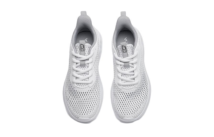 Lookbook (Preschool) Anta Breathable Mesh Low-Top Running Shoes 'Comfort White' A31025522S-1