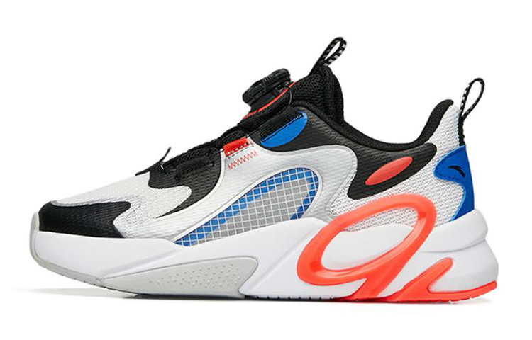 (Preschool) Anta Breathable Mesh Sneaker 'Black White Blue' A312238822-2