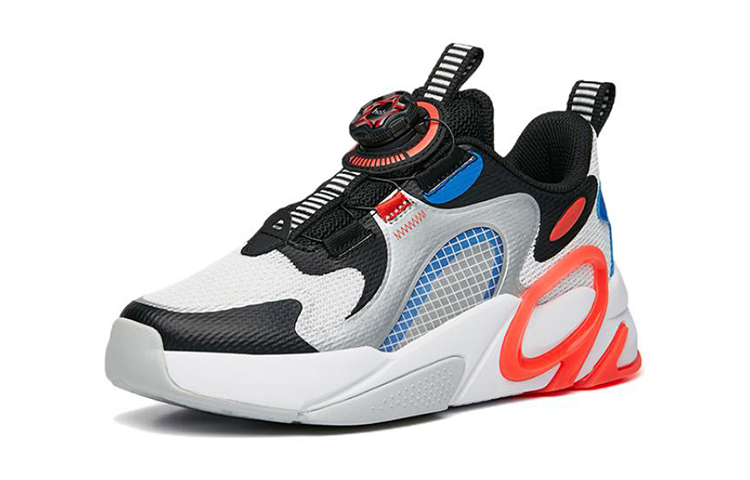 Order (Preschool) Anta Breathable Mesh Sneaker 'Black White Blue' A312238822-2