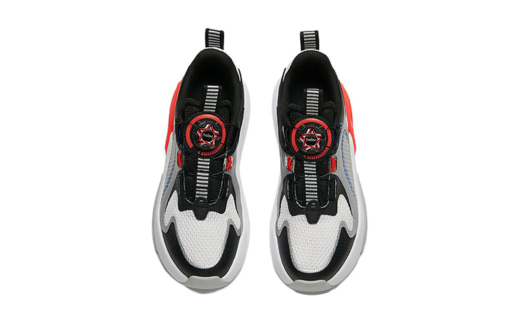 Lookbook (Preschool) Anta Breathable Mesh Sneaker 'Black White Blue' A312238822-2
