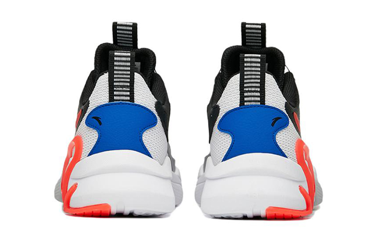 Shop (Preschool) Anta Breathable Mesh Sneaker 'Black White Blue' A312238822-2