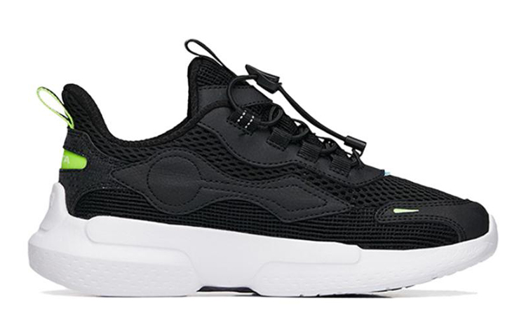 Order (Preschool) Anta Breathable Mesh Sneakers 'Black Green' 312238809-2