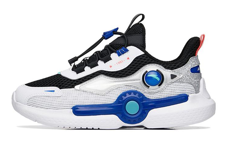 (Preschool) Anta Breathable Sports Casual Shoe 'Black White Blue' 312238809-1