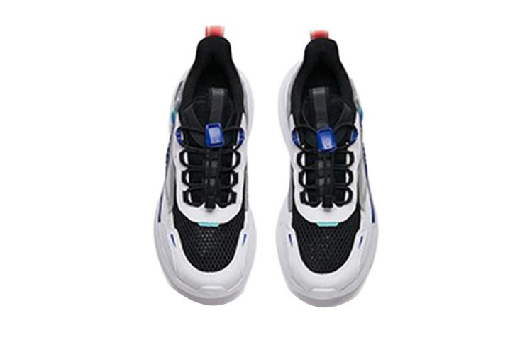 Shop (Preschool) Anta Breathable Sports Casual Shoe 'Black White Blue' 312238809-1