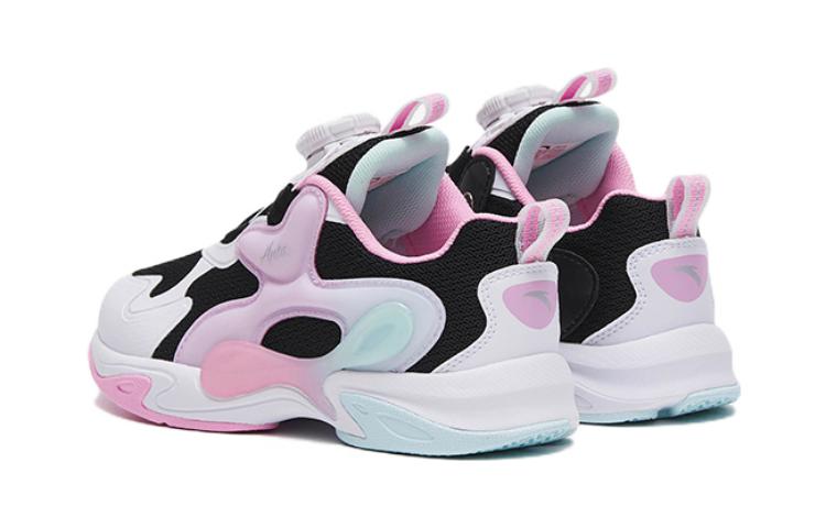 Shop (Preschool) Anta Butterfly Wing Low 'Black White Pink' 322319983-2