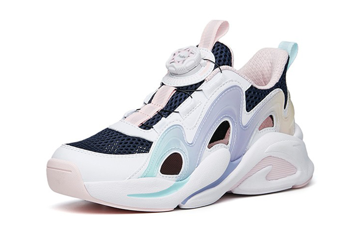 (PS) Anta Casual Breathable Sneakers 'Blue White Pink' 圖 2