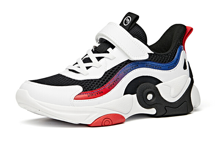 Order (Preschool) Anta Casual Low-Top Running Shoe 'Black White Red' 312128888A-5