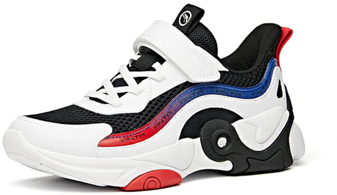 (Preschool) Anta Casual Low-Top Running Shoe 'Black White Red' 312128888A-5 Order (Preschool) Anta Casual Low-Top Running Shoe 'Black White Red' 312128888A-5