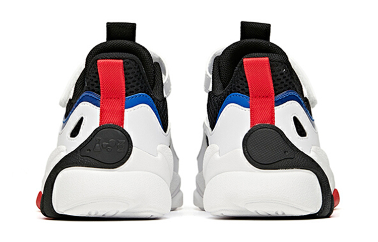 Shop (Preschool) Anta Casual Low-Top Running Shoe 'Black White Red' 312128888A-5