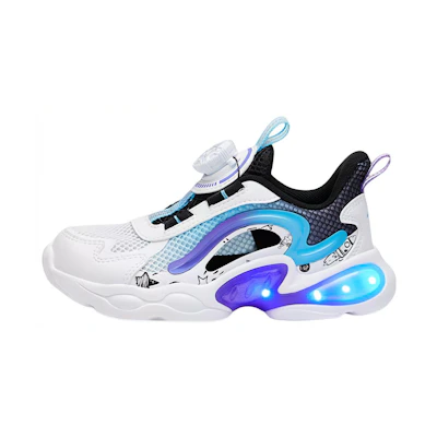 (PS) Anta Casual Low 'Black White Blue Purple'