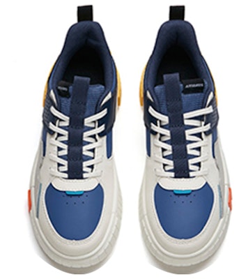 (PS) Anta Casual Low 'Blanco Azul Amarillo Patchwork' A312148071B-2 Shop (PS) Anta Casual Low 'Blanco Azul Amarillo Patchwork' A312148071B-2