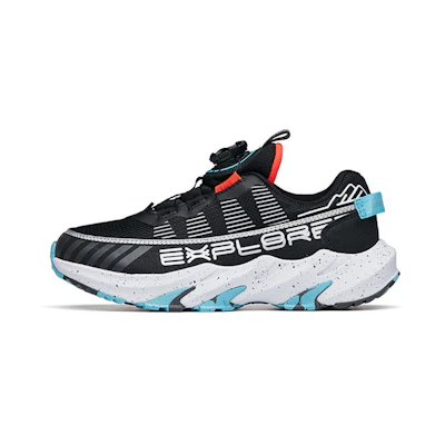 (PS) Anta Casual Low Running Shoes 'Black Blue'