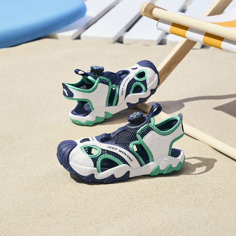 (PS) Anta Casual Sandal 'Black White Green' 圖 7