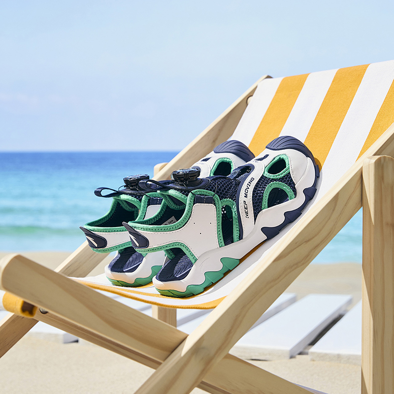 (PS) Anta Casual Sandal 'Black White Green' 圖 8