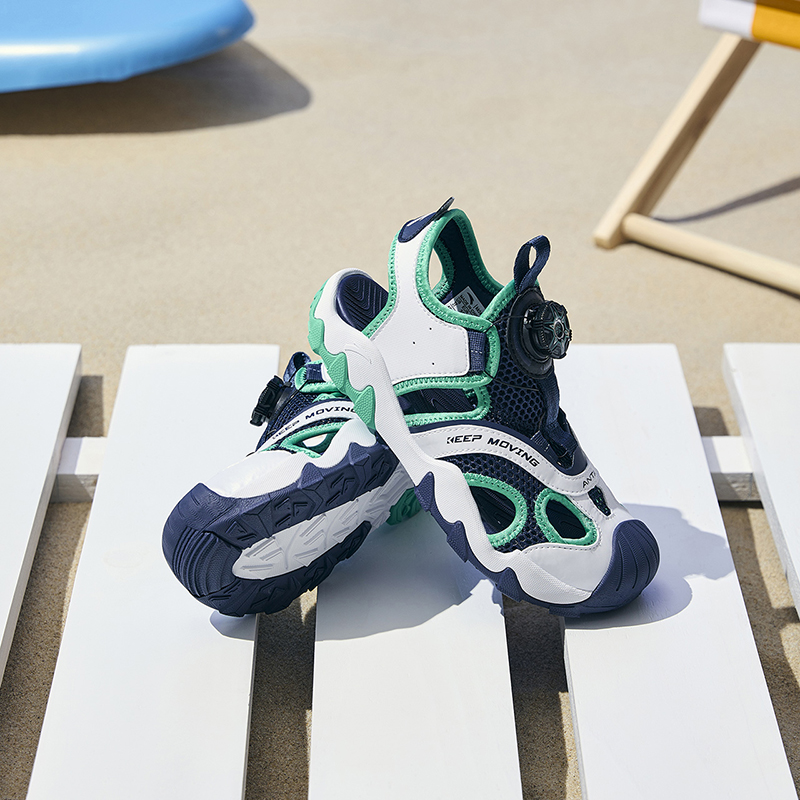 (PS) Anta Casual Sandal 'Black White Green' 圖 9