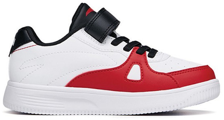 (Preschool) Anta Casual Velcro Low 'White Red Black' A312129980A-3 Order (Preschool) Anta Casual Velcro Low 'White Red Black' A312129980A-3
