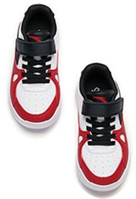 (Preschool) Anta Casual Velcro Low 'White Red Black' A312129980A-3 Shop (Preschool) Anta Casual Velcro Low 'White Red Black' A312129980A-3