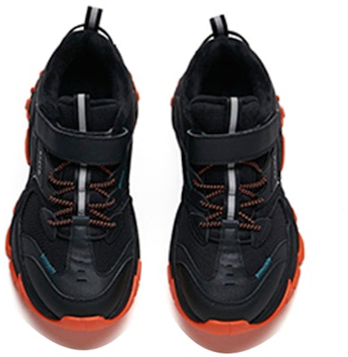 (Preschool) Anta Casual Velcro Running Shoe 'Black Orange Fleece' A312146805-1 Shop (Preschool) Anta Casual Velcro Running Shoe 'Black Orange Fleece' A312146805-1