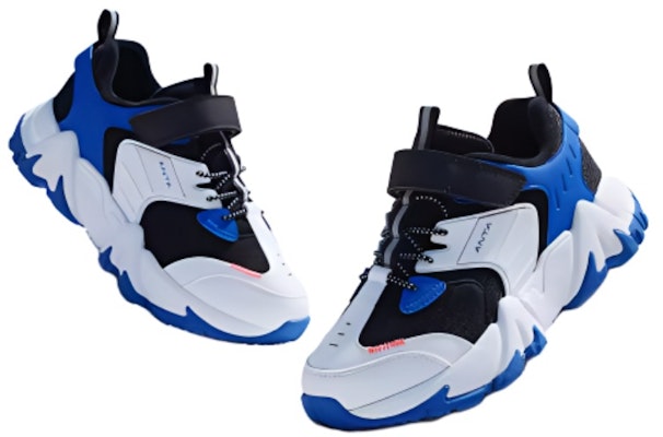 (Preschool) Anta Casual Velcro Running Shoes 'Black Blue White Fleece' A312146805-4 Lookbook (Preschool) Anta Casual Velcro Running Shoes 'Black Blue White Fleece' A312146805-4