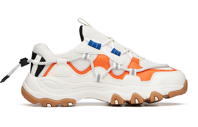 Order (PS) Anta Semelle Épaisse ''Panda Chaussure Décontractée Blanc Orange'' A312138825-1