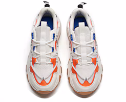 Shop (Preschool) Anta Chunky Sole 'Panda Casual Dad Shoe White Orange' A312138825-1
