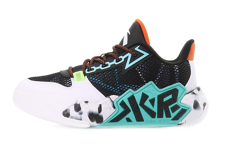 (Youth) Anta Cement Krypton 'Black Teal'