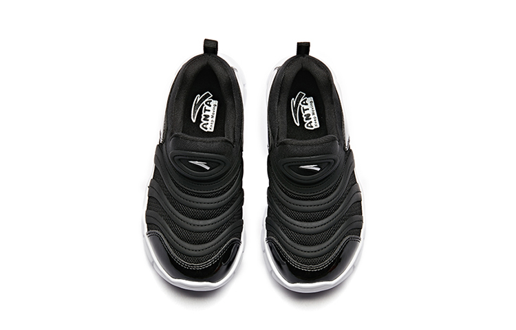 Shop (Preschool) Anta Comfort Casual 'Black White' A31039562B-2